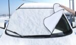 Car snow block front windshield antifreeze cover winter front gear snowboard windshield snow cover frost guard - Image 6