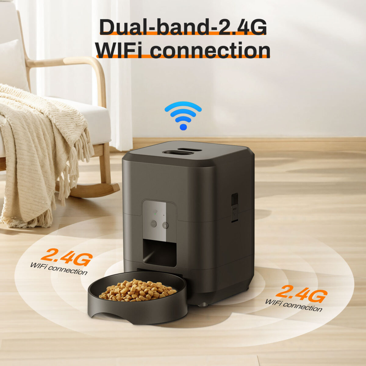 Pet Intelligent Timing Quantitative Remote Automatic Pet Feeder - Image 1