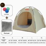 Four Seasons General Purpose Semi-enclosed Removable And Washable Cat Tent - Image 5