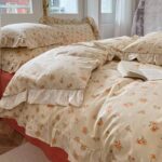 Broken Spring And Autumn Girl Bedding Sheet Quilt Cover Set Of Three - Image 4