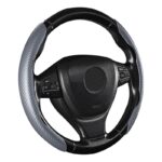 Steering Wheel Cover Sweat-absorbent Suede Carbon Fiber Pattern Protective Cover - Image 3
