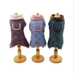 Diamond lattice cotton padded clothes - Image 2