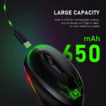 24g Wireless Mouse 1600dpi Ergonomic Rechargeable - Image 2