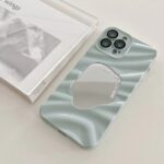 Wave Pattern Geometric Mirror Phone Case - Image 3