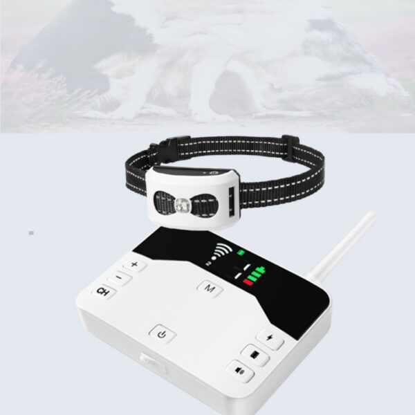 Electronic Pet Fence Wireless Bark Stopper Outdoor Dog Collar