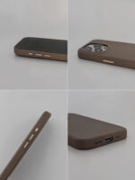 Original Design Elephant Gray Litchi Grain Leather Magnetic Phone Case - Image 7