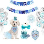 Cute Pet Birthday Saliva Towel Holiday Party Decoration - Image 2