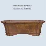 Purple Sand Hand-changed Double Pumping Angle Rectangular Segment Mud Flowerpot - Image 2