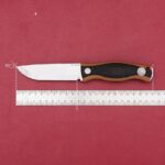 Outdoor Camping Equipment Portable 1095 Steel Mikata Handle Straight Knife - Image 3