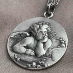 Sterling Silver 925 High Embossed Large Size Men And Women Pendant - Image 3