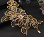 Temperament Bridal Knot Wedding Headwear Handmade Rhinestone Jewelry - Image 5