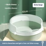 Anti-splash Semi Closed Litter Box - Image 8