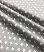 Cotton Printing Black Gray Five-pointed Star Dot Cloth Group Cotton Material - Image 3