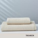 Pure Cotton Japanese-style Absorbent Household Honeycomb Pattern Towel - Image 9