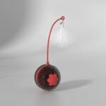 Cat Toy Cat Teaser Stick To Relieve Boredom Resistance Bite Cat Supplies Self-Moving Irregular With USB Connect - Image 4