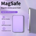 Digital Display Aluminum Alloy Lightweight Magsafe Magnetic Wireless Power Bank - Image 8