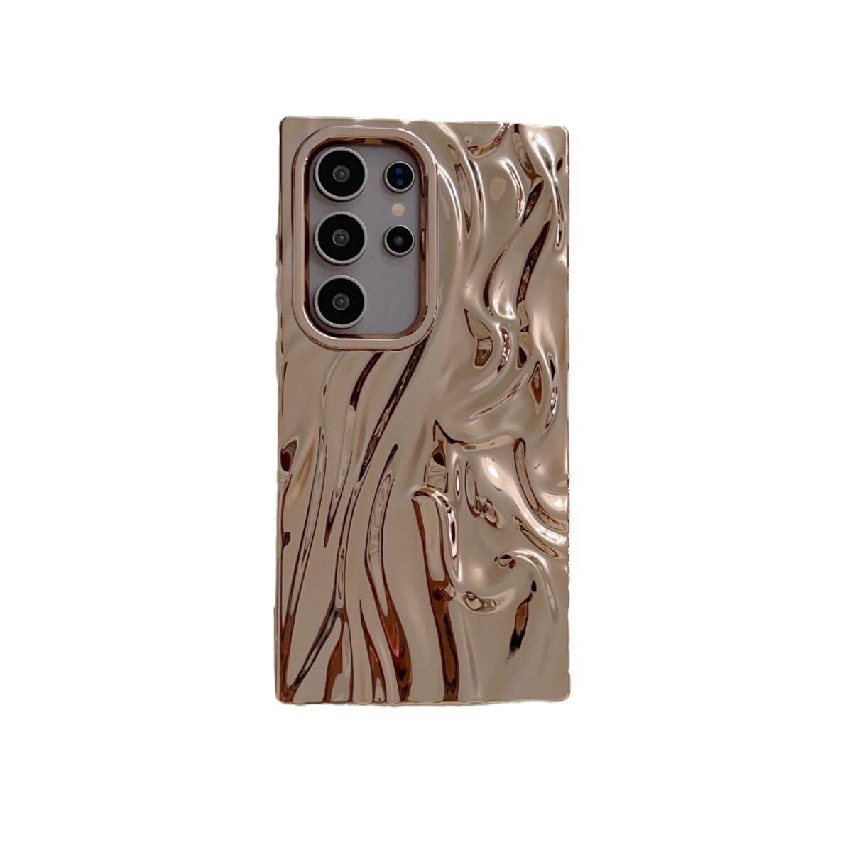 Three-dimensional Pleated Electroplating Phone Case - Image 4