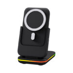 Magnetic Three-in-one Wireless Charger Electrical Magnetic Power Bank 5000 MA Magnetic Wireless Charger - Image 5