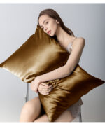 Double-sided Silk Sleeping Envelope Solid Color Single Pillow Case - Image 7
