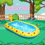Dinosaur Water Spray Pool For Kids Pet Play Mat Water Play Toy Shark Pool - Image 5