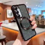 Magnetic Plating Transparent Solid Color Phone Case - Image 4