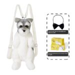 Schnauzer Artificial Dog Backpack Cartoon Puppy Doll - Image 9