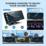 1026-inch Full Touch Screen All-in-one Car Navigation Device Front And Rear Dual Recording HD Recording P Split Screen Display - Image 3