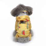 Pet Sound Dog Raincoat Four-legged Reflective Raincoat Pattern Dog Four Seasons Universal - Image 4
