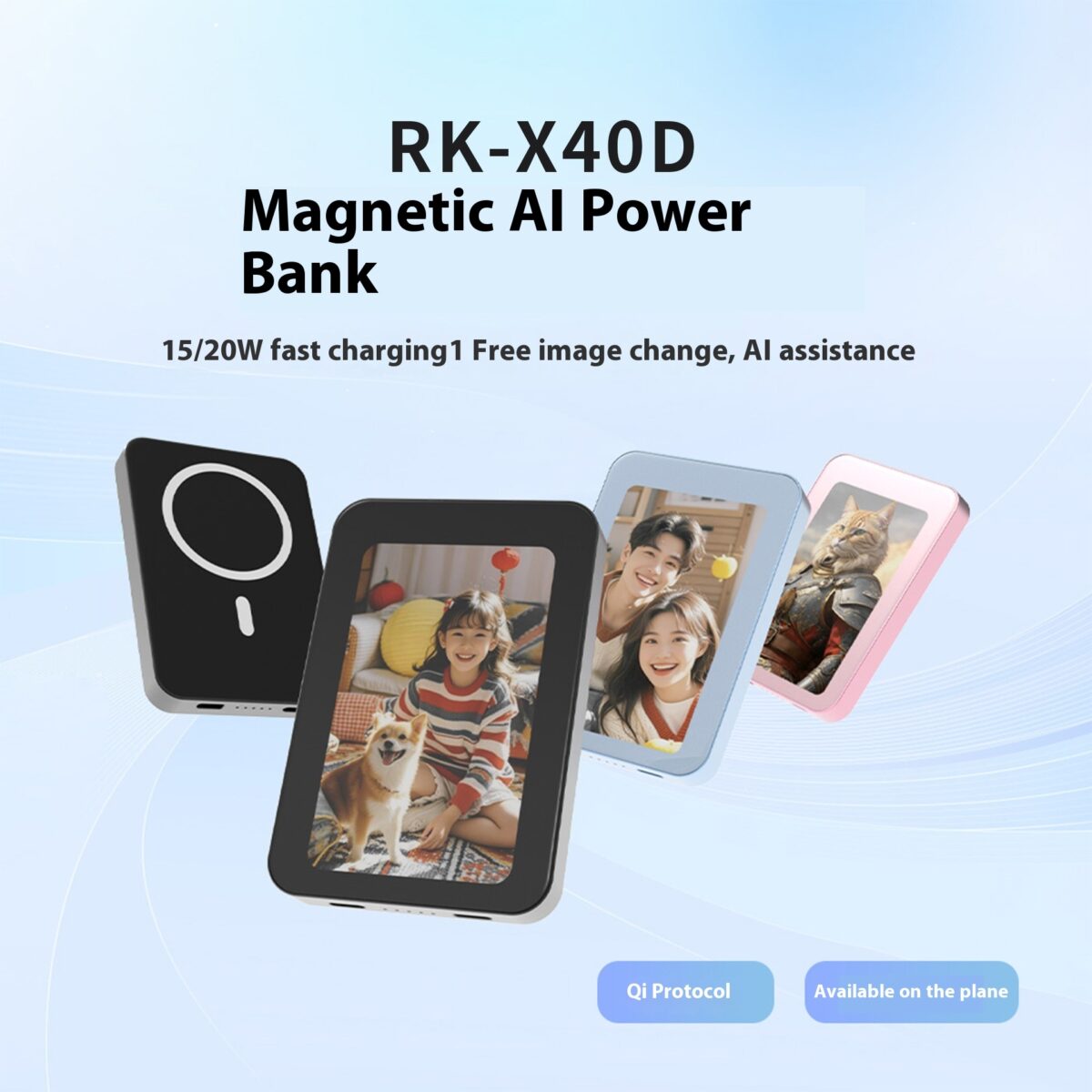 Wireless E-ink Screen Projection Screen Power Bank - Image 1