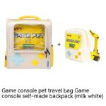 Game Console Retro Style Pet Cat Bag Portable Out Backpack Foldable Large Capacity Dogs And Cats Travel Nest - Image 5