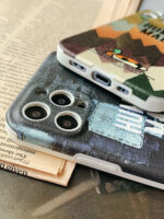 Tide Brand Camouflage Embossed Couple Mobile Phone Case - Image 6