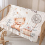 One-piece Cartoon Cotton Baby Blanket - Image 8