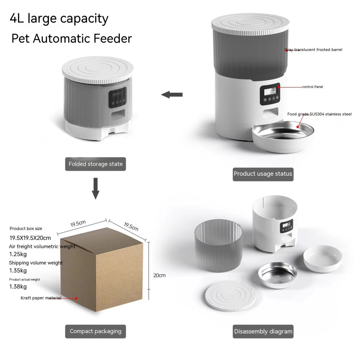 Cat Smart Dog Automatic Pet Feeder - Image 5