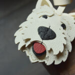 Genuine Leather Handmade Car Key Pendant Bag Hanging Ornament Cute Pet Gift - Image 5