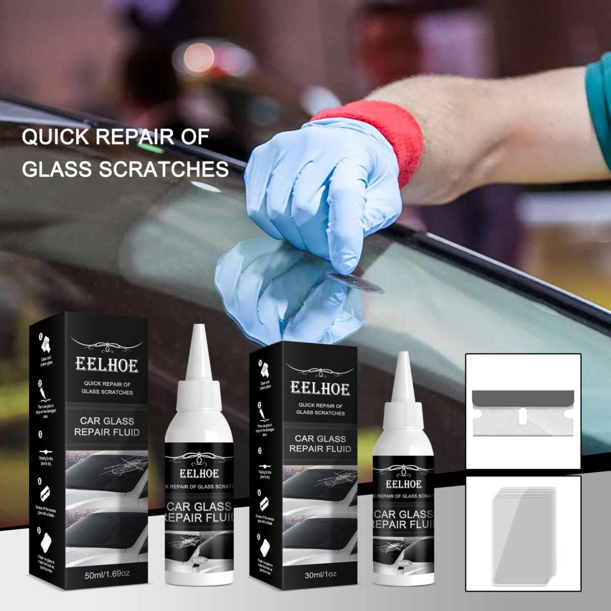 Car Windshield Repair Crack Adhesive - Image 5