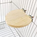 Climbing And Playing Bird Cage Accessories Toy Solid Wood Jumping Platform Standing Board - Image 8