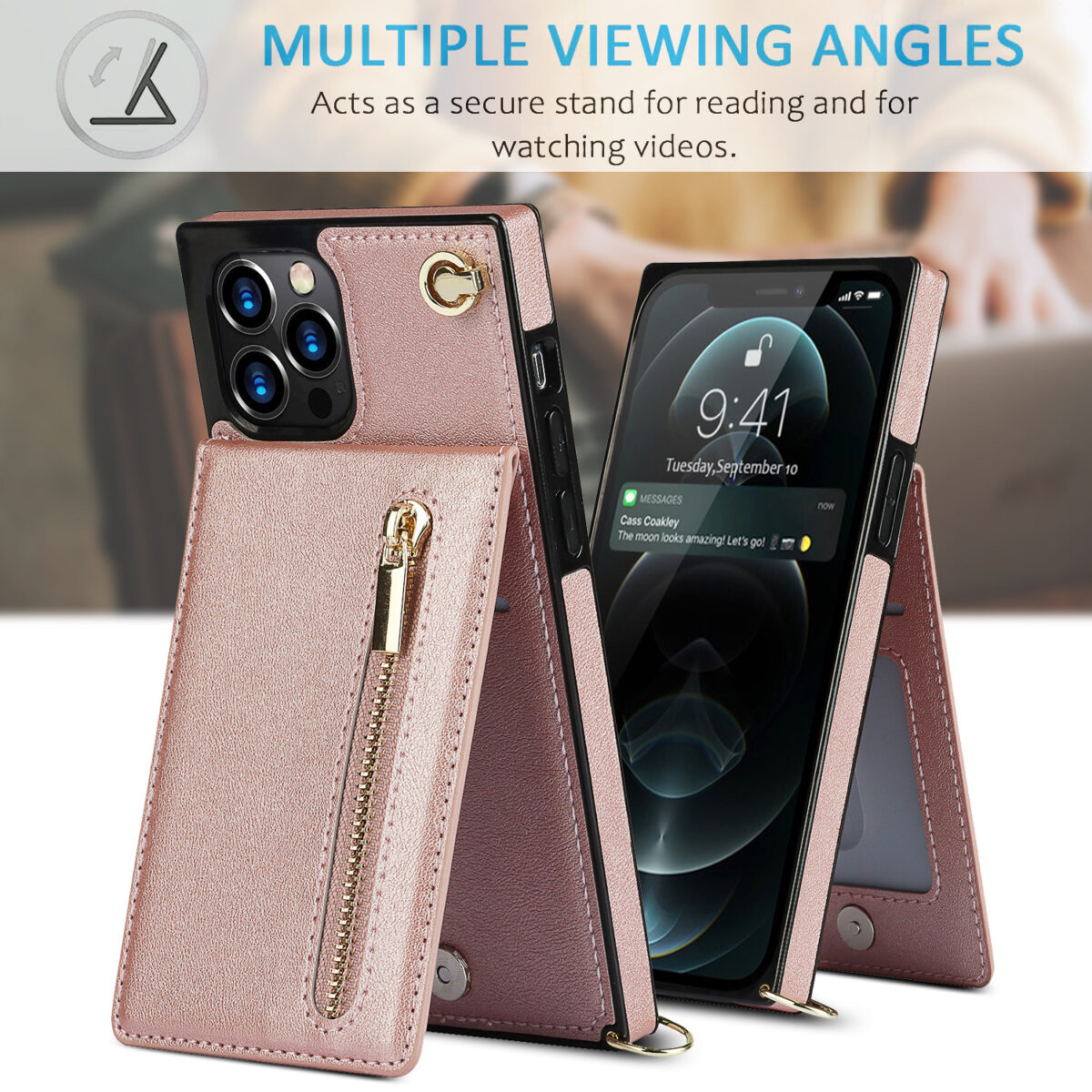 Phone Case Crossbody XR Zipper Mobile Phone Protective Cover - Image 1