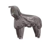 Adjustable Dog Raincoat All-inclusive Medium Large Dog Adhesive Four-leg Hooded Poncho - Image 4