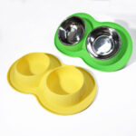 Pet Supplies Custom Non Slip Waterproof Silicone Water Food 2 In 1 Mat Pad Pet Bowls & Feeders - Image 3