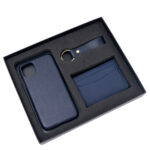 Leather Protective Case All-match Card Holder Keychain Gift Set - Image 7