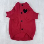 Dog Cat Autumn And Winter Warm Pet Sweater Small And Medium Solid Color Cardigan - Image 7