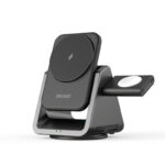 Three-in-one Wireless Fast Charger Magnetic Bracket Applicable Watch 15 Charging Set Headset - Image 3