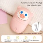 Power Bank Two-in-one Cartoon Mini Heating Pad - Image 3