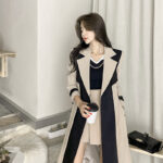 Fashionable Autumn Women's Long Trench Coat - Image 4