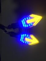 Arrow-shaped LED Motorcycle 12v Electric Vehicle Modification Direction Signal Lamp Arrow Turn Signal - Image 6
