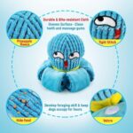 Squeaky Dog Toy,Octopus Sniffing Dog Toys, Plush Interactive Puzzle Dog Toys With Soft Fabric Crinkle For Large, Medium, Small Sized Dog, Relieve Stress, Encourage Natural Foragin,Best Dog Boredom Toy - Image 3