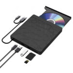 5-in-1 Multi-function External Optical Drive Notebook Computer Recording Machine Plug-in External - Image 3