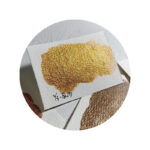 Watercolor Traditional Chinese Painting Fine Brush Calligraphy Wrapped Flower Nail Art Solid Gold Powder - Image 5