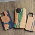Resin Wood Mobile Phone Case Anti Drop Grain New Protective Cover