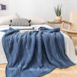 European Style Retro Knitted Casual Blanket Autumn And Winter Sofa Cover - Image 4